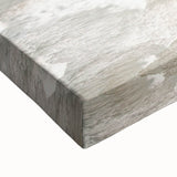 Large art depicting a black and white landscape painting on stretched canvas, suitable for bedroom decor.