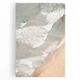 Large black and white stretched canvas of a summer-themed design, ideal for kitchen wall art.