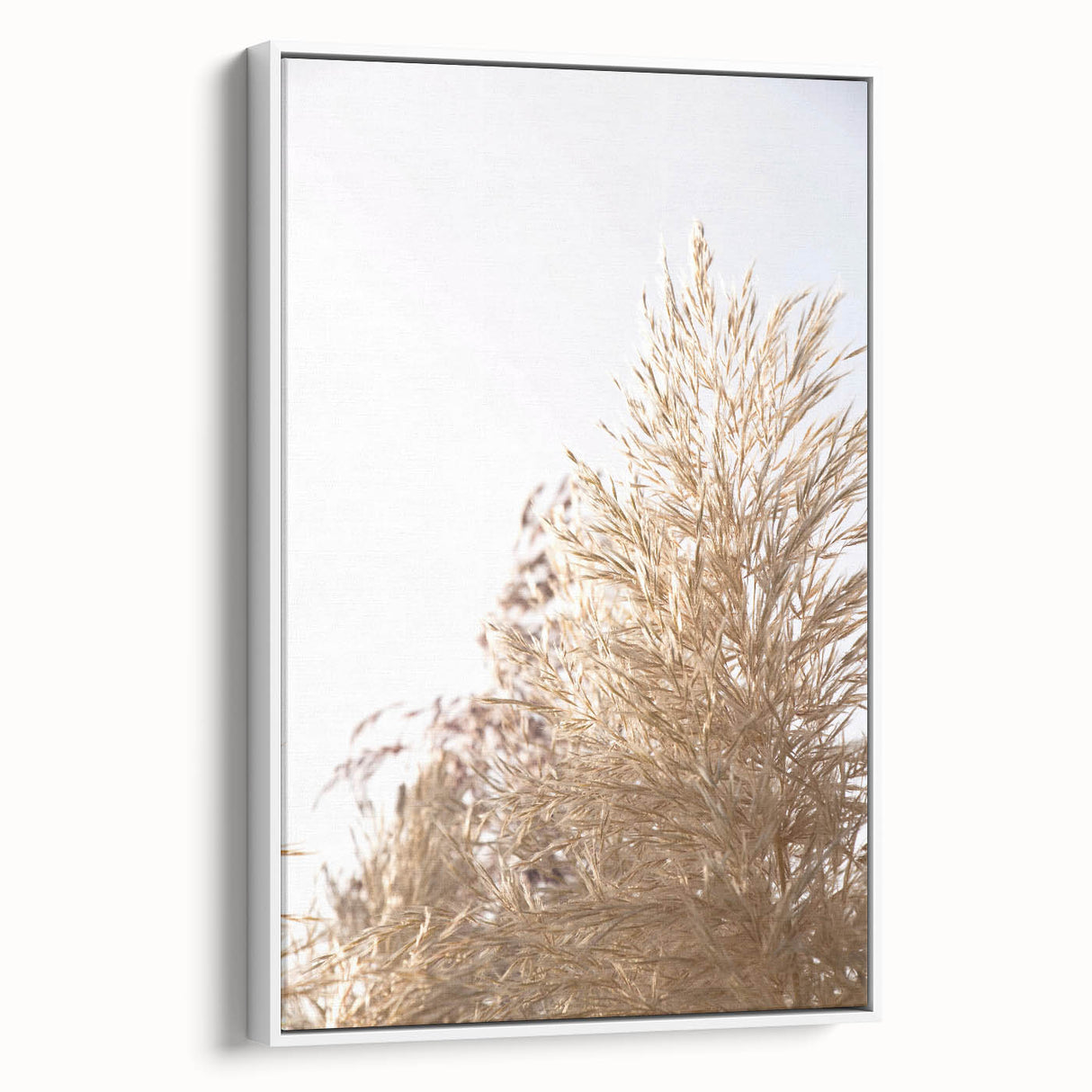 Extra large framed canvas of vintage poster art featuring colorful, abstract designs on a black background.