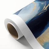 Abstract strokes wall art on rolled canvas showcasing vibrant colors and dynamic patterns, perfect for modern home décor. Ideal for adding artistic flair to any room.