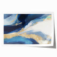 Abstract strokes wall art print showcasing vibrant colors and dynamic patterns, beautifully rolled and ready for display in any modern decor setting.
