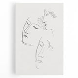 Modern Wall Art: Minimalist Sketch of Women - Elegant Line Drawing