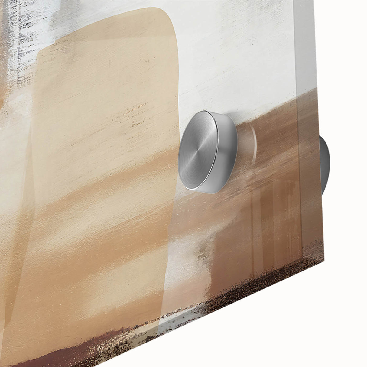 Abstract wall art featuring vibrant multi-colored strokes on acrylic glass, showcasing a modern design perfect for contemporary decor. Ideal for adding a dynamic touch to any living space or gallery.