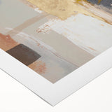 Abstract strokes wall art on rolled canvas showcasing vibrant colors and dynamic brushwork, perfect for modern home decor. Packaged securely in a tube.