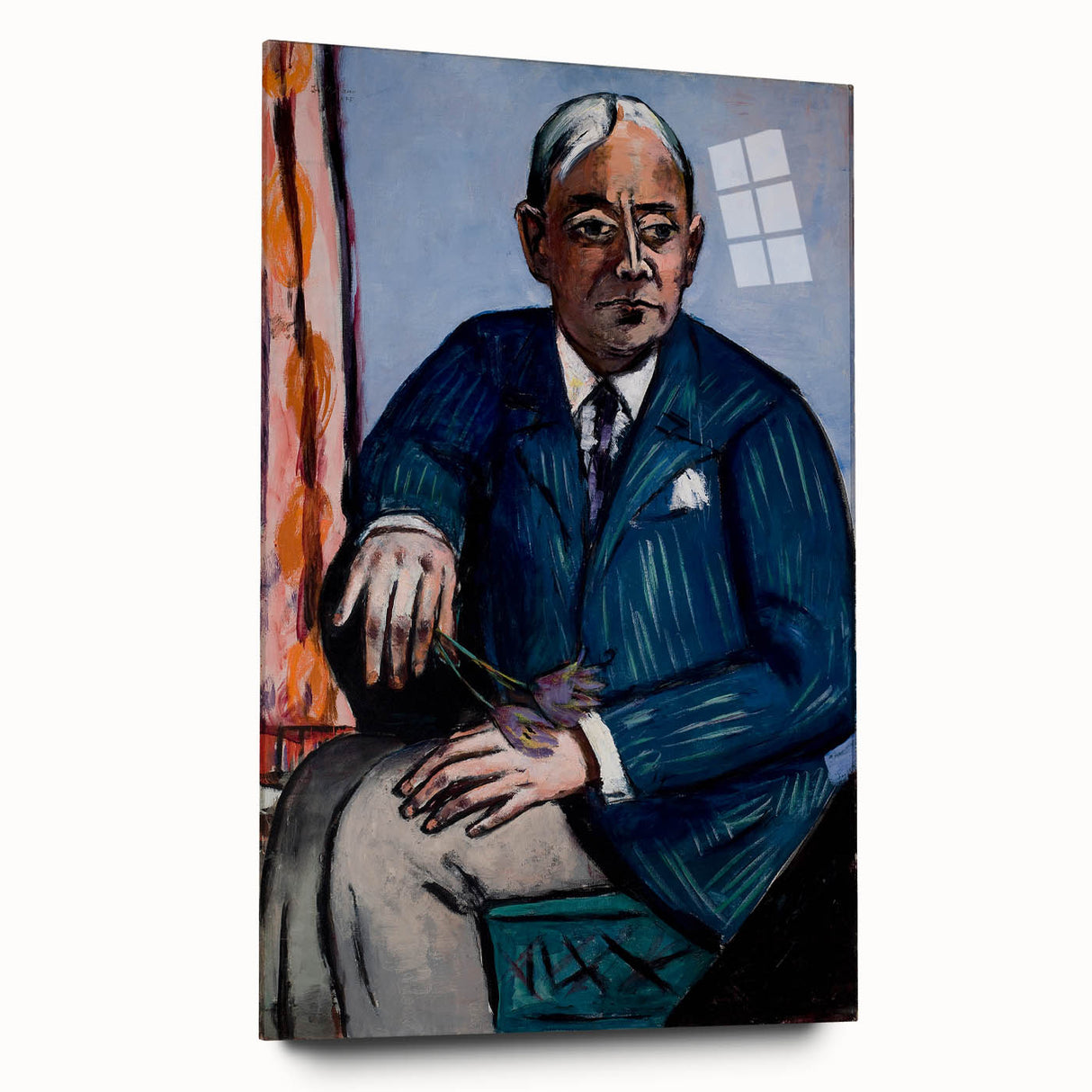 Modern Wall Art: Portrait of Ludwig Berger - Bold Abstract Expression