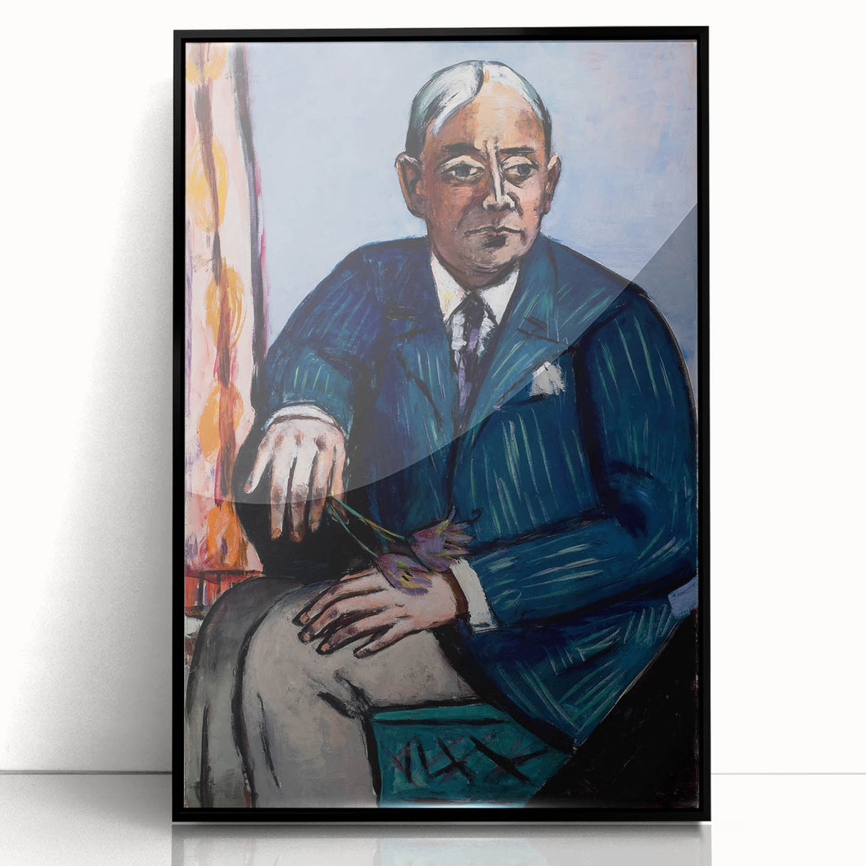 Modern Wall Art: Portrait of Ludwig Berger - Bold Abstract Expression