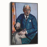 Modern Wall Art: Portrait of Ludwig Berger - Bold Abstract Expression