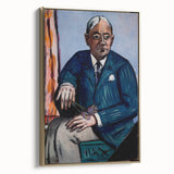 Modern Wall Art: Portrait of Ludwig Berger - Bold Abstract Expression