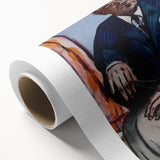 Modern Wall Art: Portrait of Ludwig Berger - Bold Abstract Expression