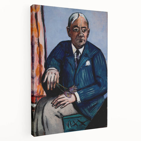 Modern Wall Art: Portrait of Ludwig Berger - Bold Abstract Expression