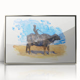 Modern Wall Art - Elegant Minimalist Waves | Contemporary Art Print