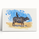 Modern Wall Art - Elegant Minimalist Waves | Contemporary Art Print