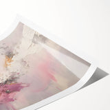 Abstract strokes wall art print showcasing vibrant colors in a modern design, rolled and ready for display, perfect for contemporary home decor.