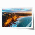Stunning rolled canvas print showcasing a dramatic landscape of cliffs with vibrant colors and intricate details, perfect for enhancing home decor and art collections.