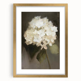 Elegant Hydrangea Bloom - Framed Wall Art for Living Room