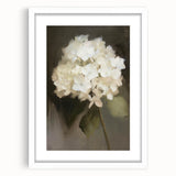 Elegant Hydrangea Bloom - Framed Wall Art for Living Room