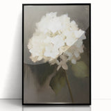 Elegant Hydrangea Bloom - Framed Wall Art for Living Room