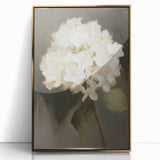 Elegant Hydrangea Bloom - Framed Wall Art for Living Room