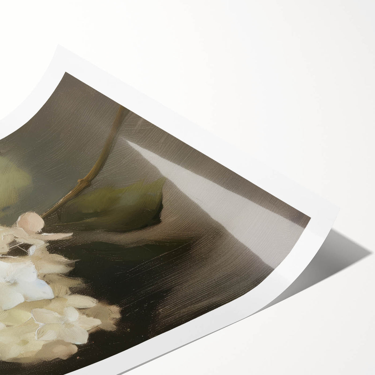 Elegant Hydrangea Bloom - Framed Wall Art for Living Room