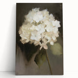 Elegant Hydrangea Bloom - Framed Wall Art for Living Room