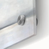 Minimalist Office Wall Art - Modern Gray Abstract Canvas Print