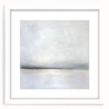 Minimalist Office Wall Art - Modern Gray Abstract Canvas Print