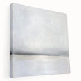 Minimalist Office Wall Art - Modern Gray Abstract Canvas Print