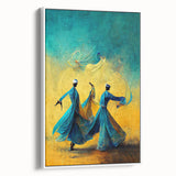 Framed abstract figurative wall art showcasing a minimalist design with soft white tones and subtle textures, perfect for modern home decor.