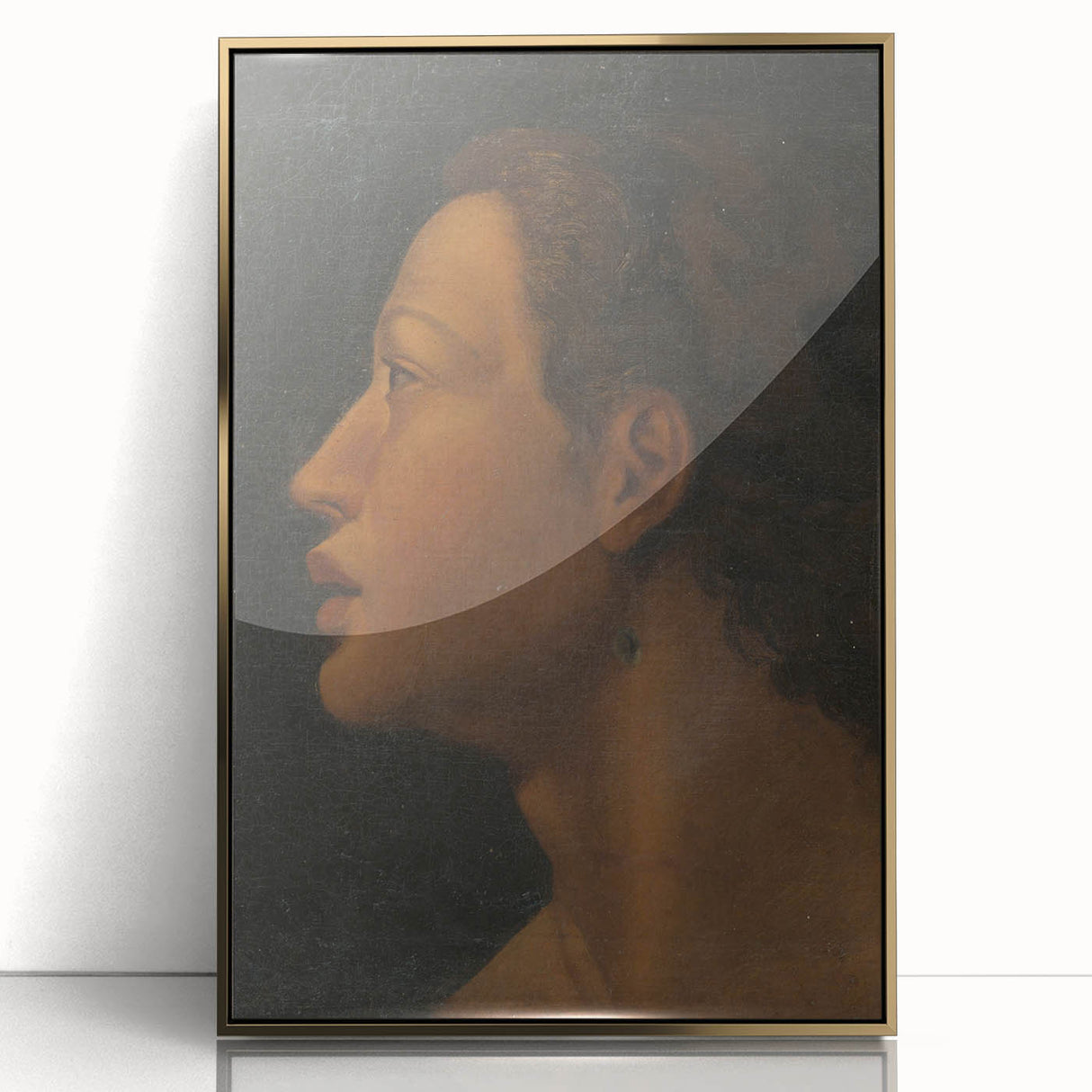 Neoclassical Art Print - Profile Study from Three Graces Teaching Cupid
