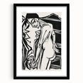 Expressionist Art: Female Nude by Ernst Ludwig Kirchner Print