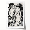 Expressionist Art: Female Nude by Ernst Ludwig Kirchner Print