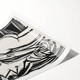 Expressionist Art: Female Nude by Ernst Ludwig Kirchner Print