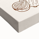 Black and white landscape painting on stretched canvas, featuring a serene lake scene, ideal for bedroom wall art.