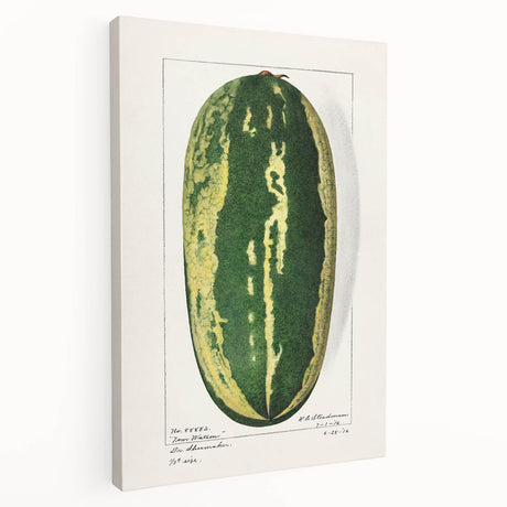 Large stretched canvas featuring a colorful fruit motif in vibrant hues, ideal for kitchen wall art.