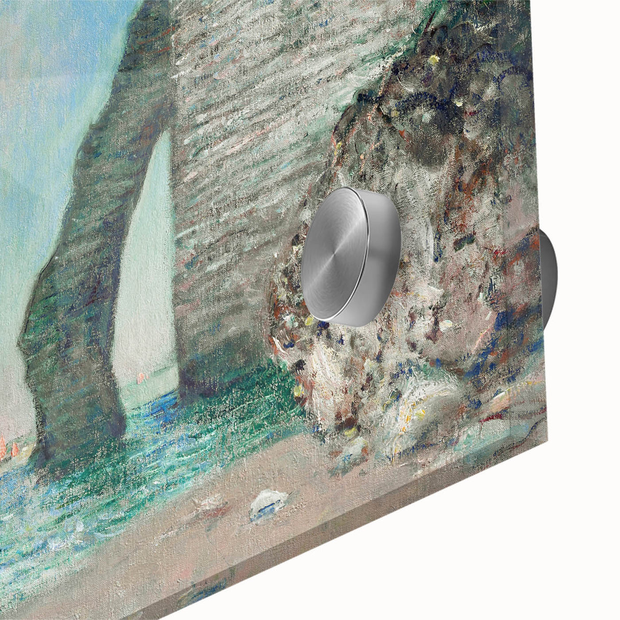 Claude Monet's The Cliffs at Étretat - Impressionist Seascape Print