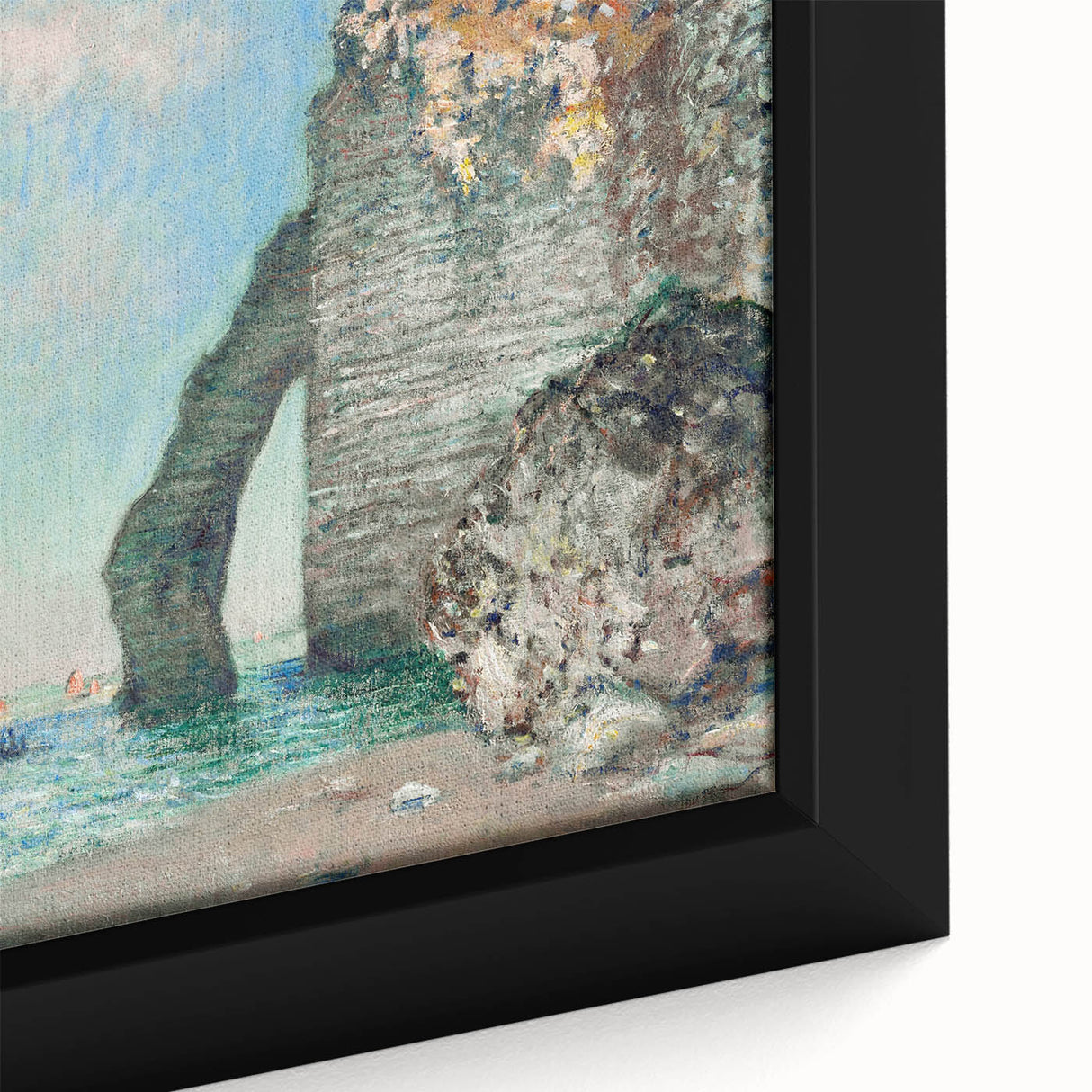 Claude Monet's The Cliffs at Étretat - Impressionist Seascape Print