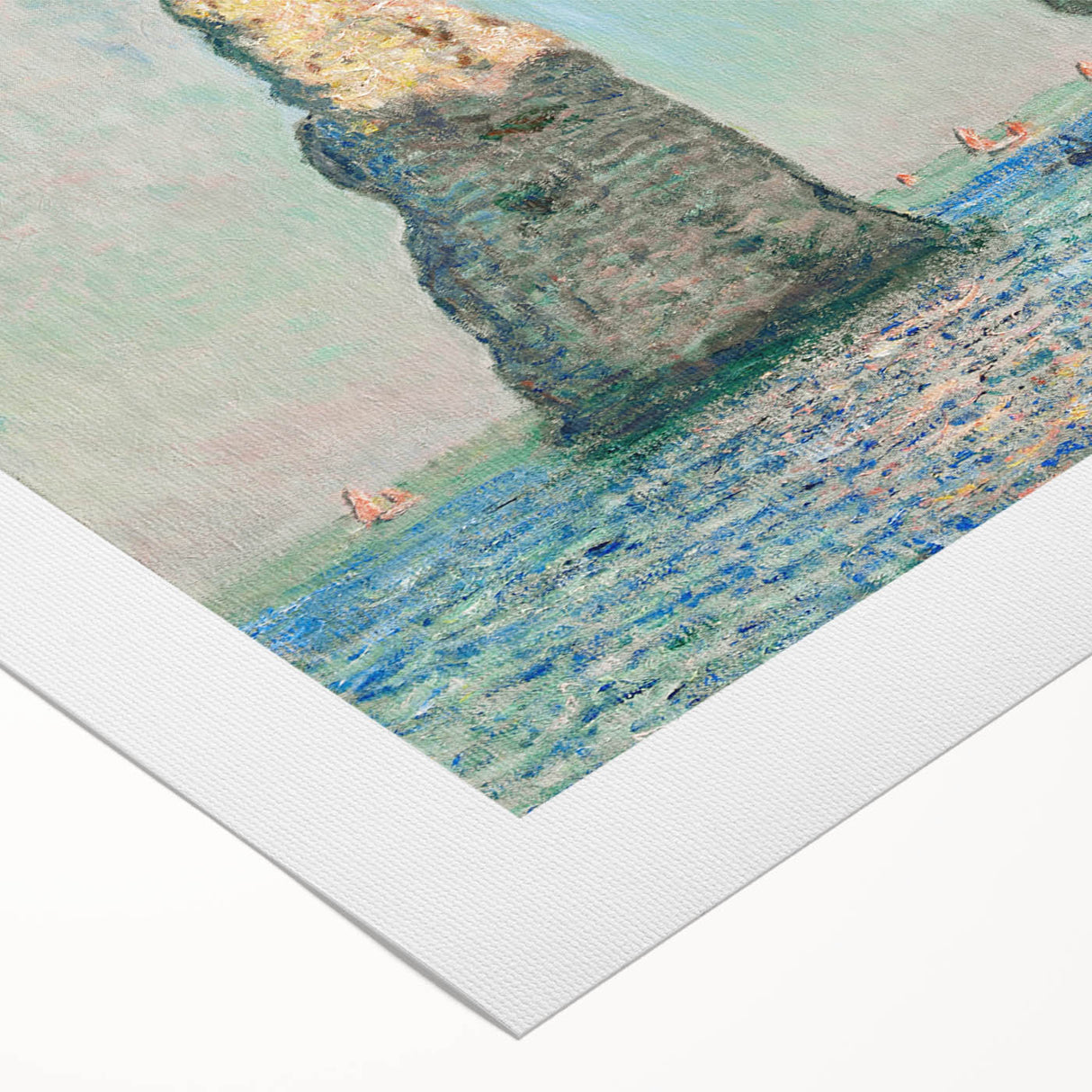Claude Monet's The Cliffs at Étretat - Impressionist Seascape Print