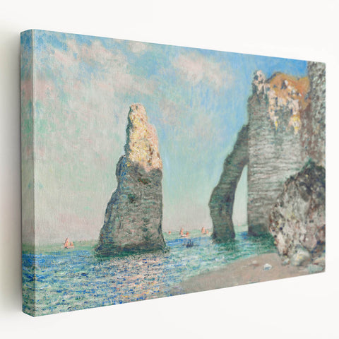 Claude Monet's The Cliffs at Étretat - Impressionist Seascape Print