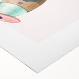 Kids Room Art Prints - Vintage Airplane & Rocket Adventure Theme