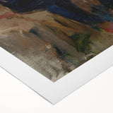 Modern Wall Art of Seated Figure with Child - Abstract Contemporary Art Print