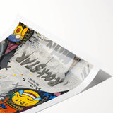 Vibrant Pop Art Wall Art – Colorful David Statue Canvas