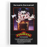 Retro Wall Art - The Funhouse Movie Poster - 80s Horror Art Prints