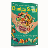 Retro Quality Street Ad Wall Art - Vintage Prints for Sweet Lovers