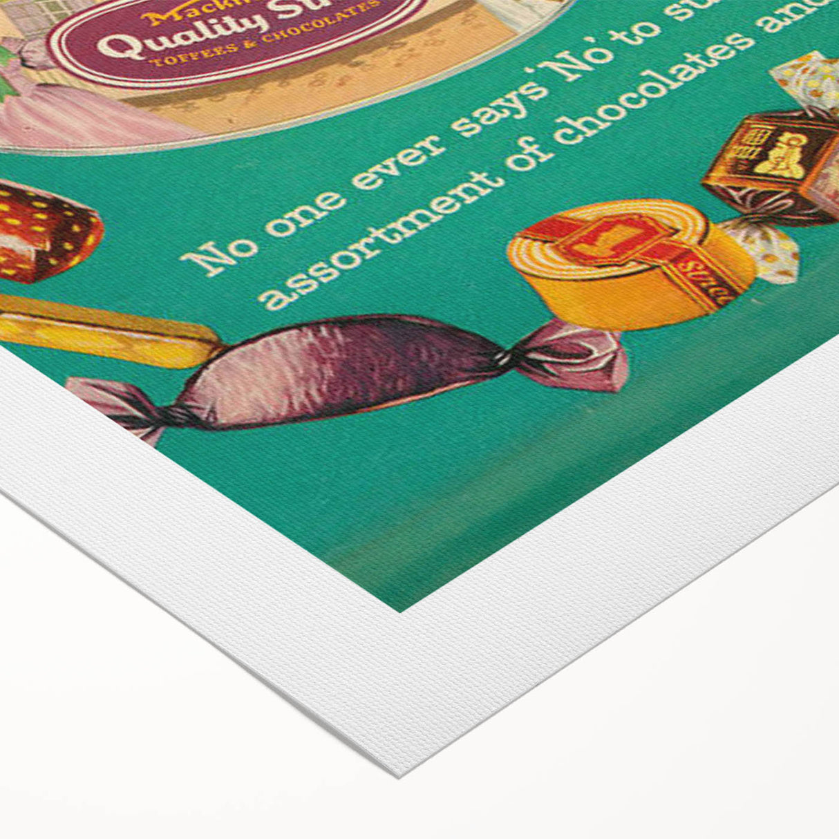 Retro Quality Street Ad Wall Art - Vintage Prints for Sweet Lovers