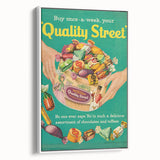 Retro Quality Street Ad Wall Art - Vintage Prints for Sweet Lovers