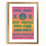 Chuck Berry Grande Ballroom Poster | Retro Music Wall Art