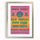 Chuck Berry Grande Ballroom Poster | Retro Music Wall Art