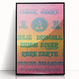 Chuck Berry Grande Ballroom Poster | Retro Music Wall Art