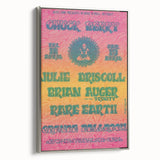 Chuck Berry Grande Ballroom Poster | Retro Music Wall Art