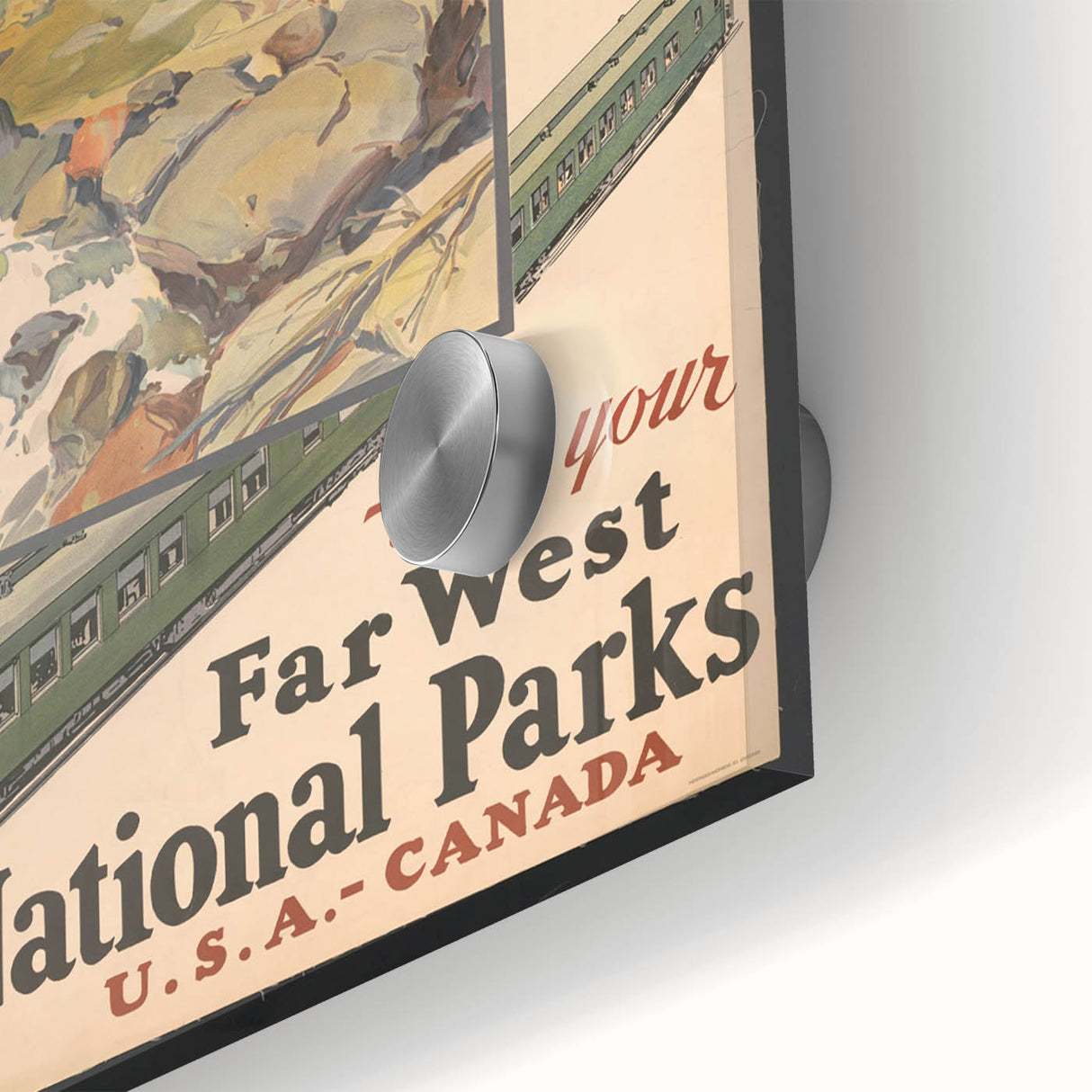 Retro National Parks Travel Poster – Vintage Prints & Scenic Wall Art